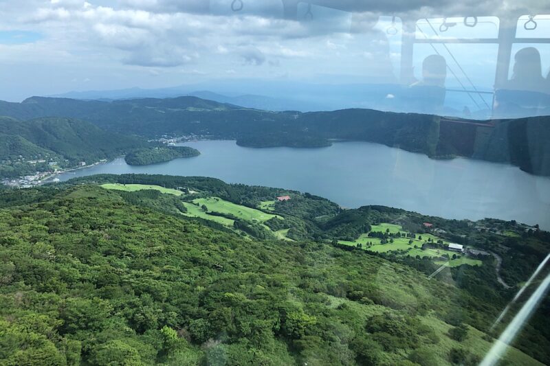 駒ヶ岳ロープウェーから見る芦ノ湖