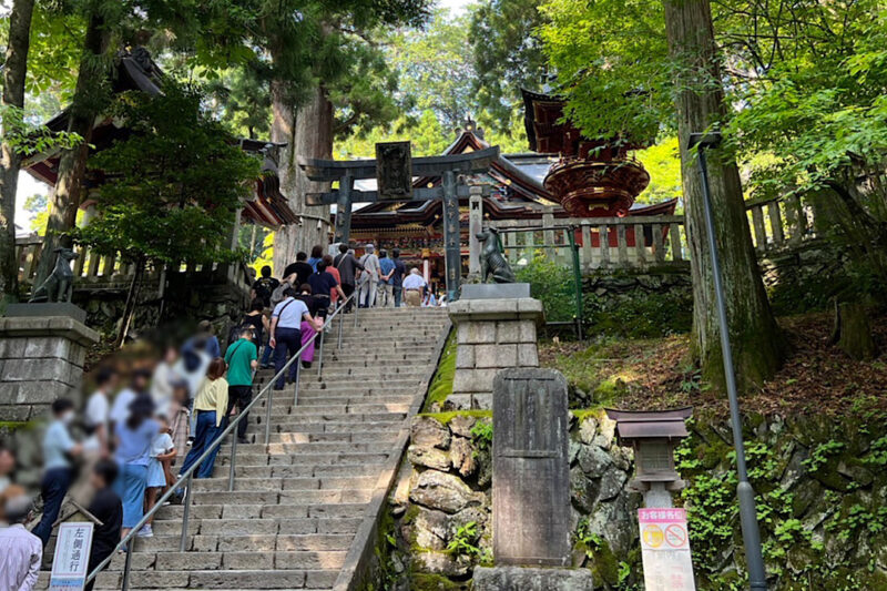 三峯神社に子連れで参拝！混雑状況や所要時間など感想ブログ
拝殿の行列