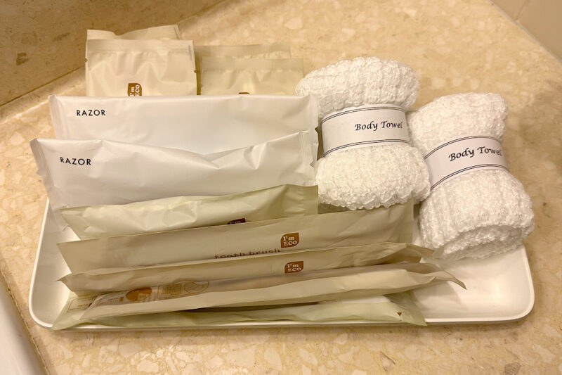 ホテルオークラ新潟に子連れ宿泊の感想ブログ。ユニットバスとアメニティ