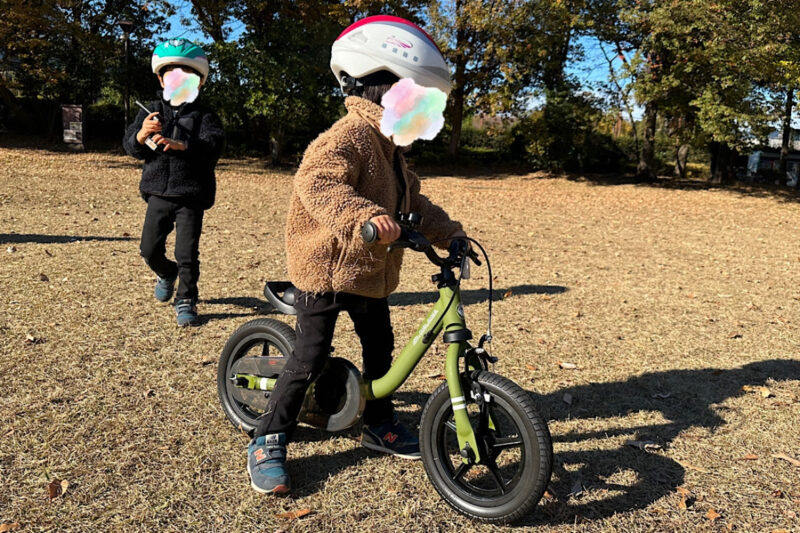 デュアルライダーバイディーバイクのレビュー｜4歳・3歳を乗せてみた感想