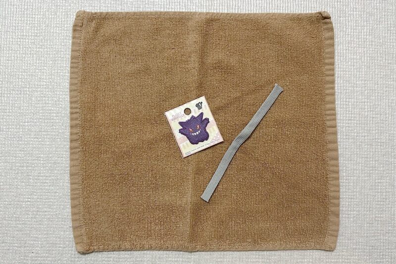 ループタオルのヒモを真ん中に付ける 作り方5選!手縫いOK