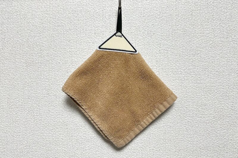 ループタオルのヒモを真ん中に付ける 作り方5選!手縫いOK