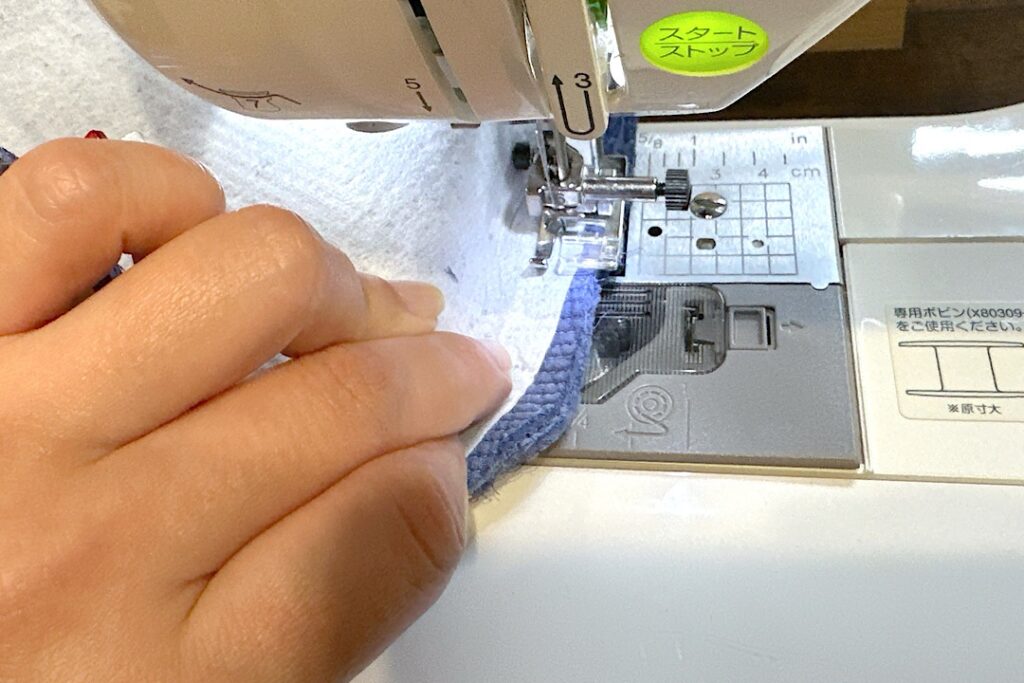丸底巾着バッグの作り方。韓国ヌビキルトで２WAYバッグ