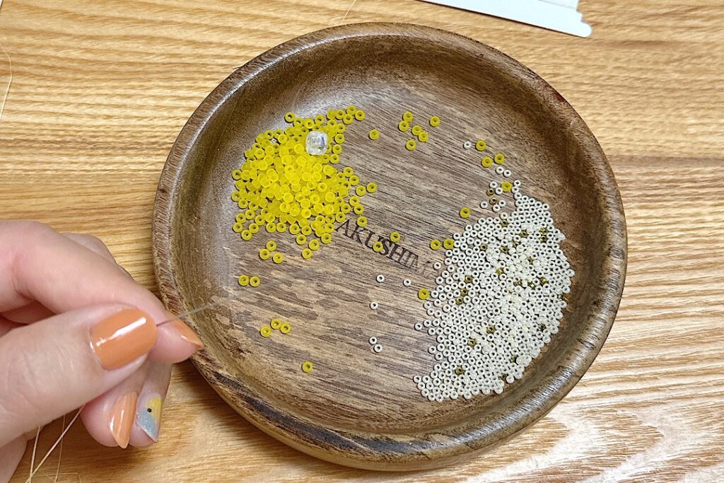 こんぺいとうネックレスキットを作ってみた感想|ハンドメイドビーズアクセサリー