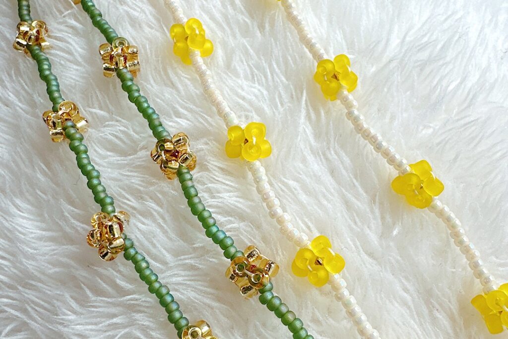 こんぺいとうネックレスキットを作ってみた感想|ハンドメイドビーズアクセサリー
