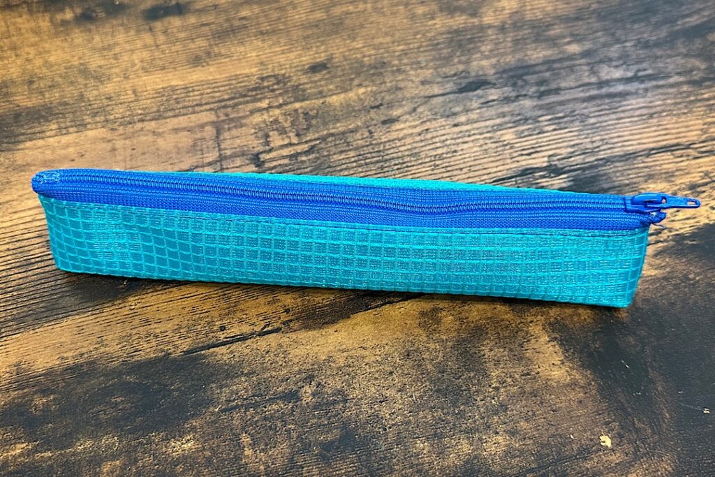 鉛筆が入るペンケースの作り方|20センチファスナー使用、裏地ありなし
