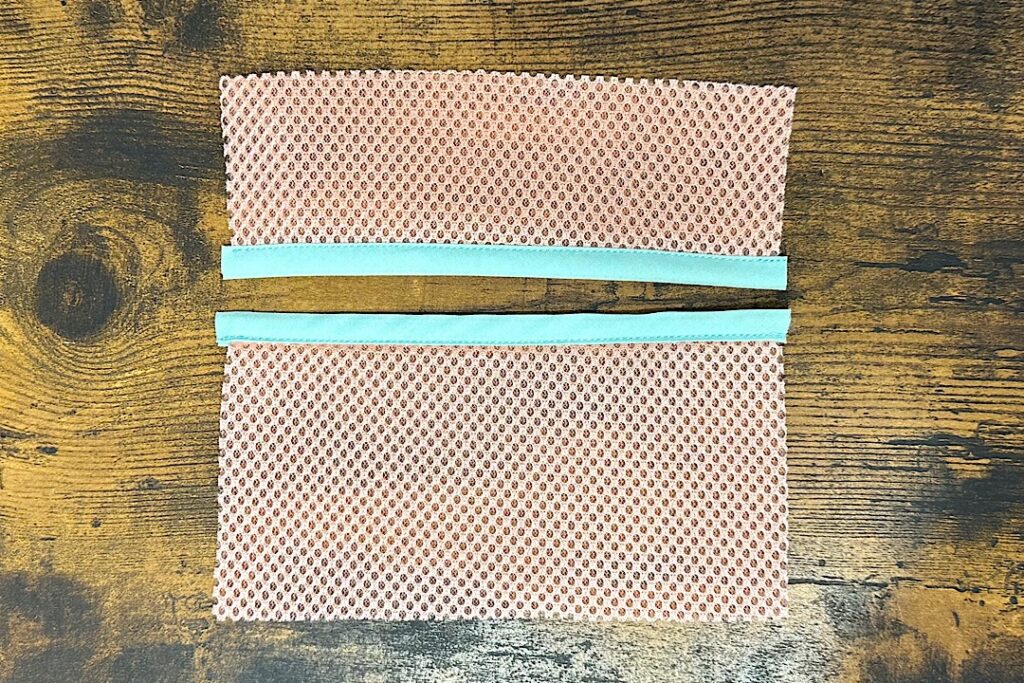 ポケットティッシュケース付きファスナーポーチの作り方