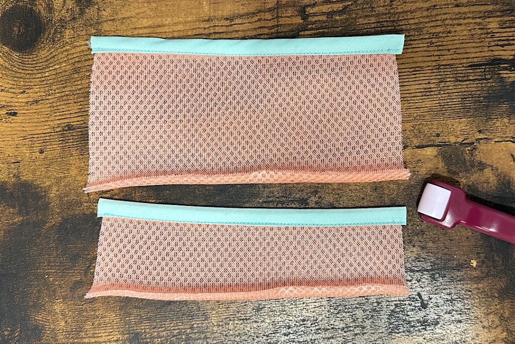 ポケットティッシュケース付きファスナーポーチの作り方