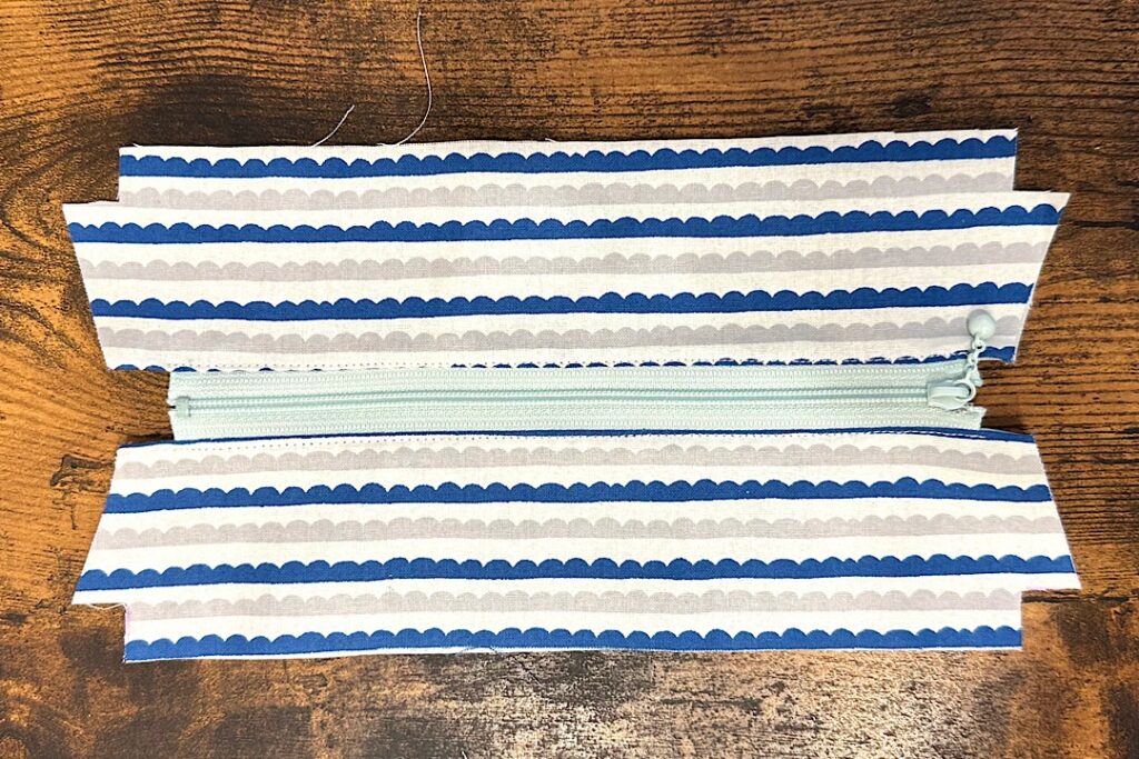 鉛筆が入るペンケースの作り方|20センチファスナー使用、裏地ありなし