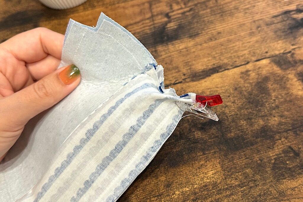 鉛筆が入るペンケースの作り方|20センチファスナー使用、裏地ありなし