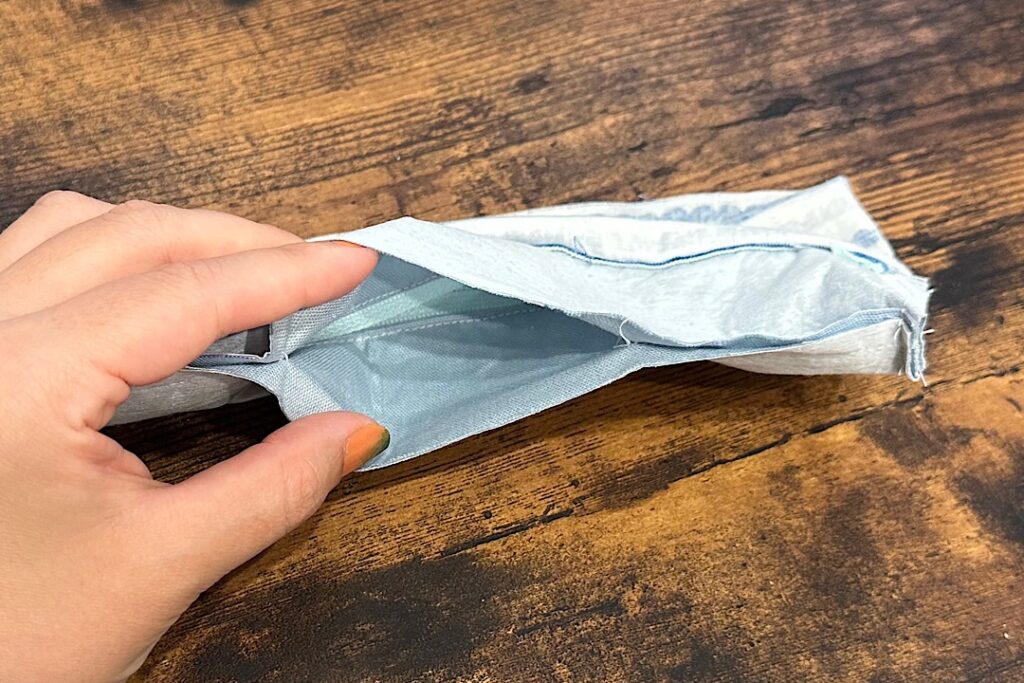 鉛筆が入るペンケースの作り方|20センチファスナー使用、裏地ありなし