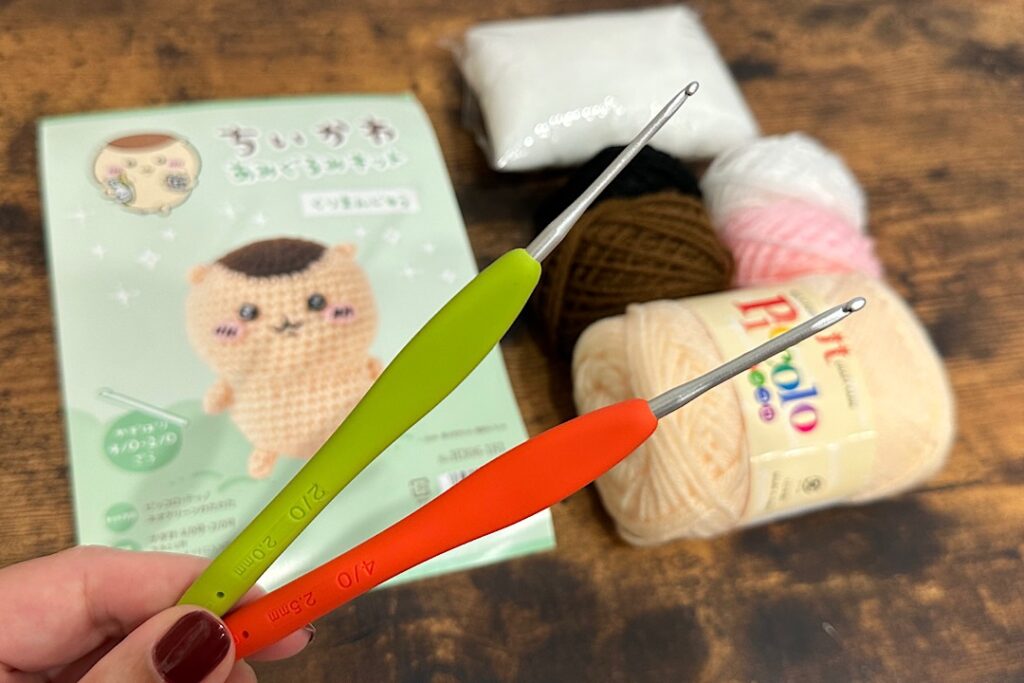 ちいかわ くりまんじゅうの編みぐるみキットを編んでみた【初心者でも大丈夫】