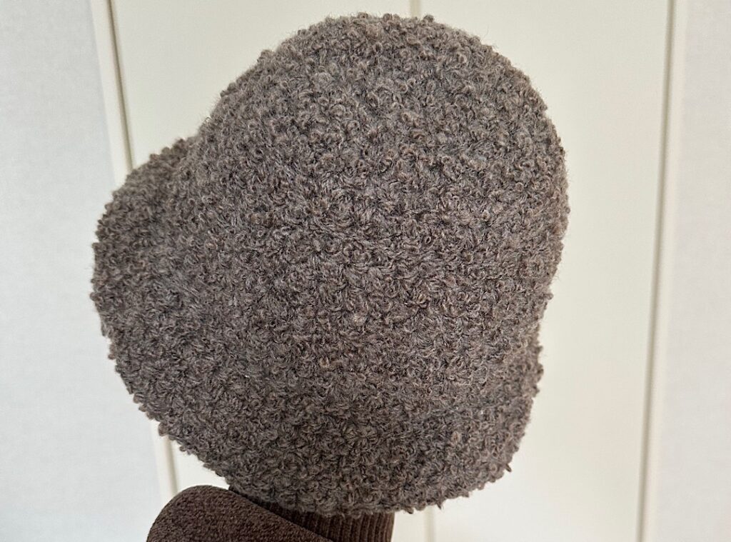 ハマナカボニーループでキッズバケットハットを編みました