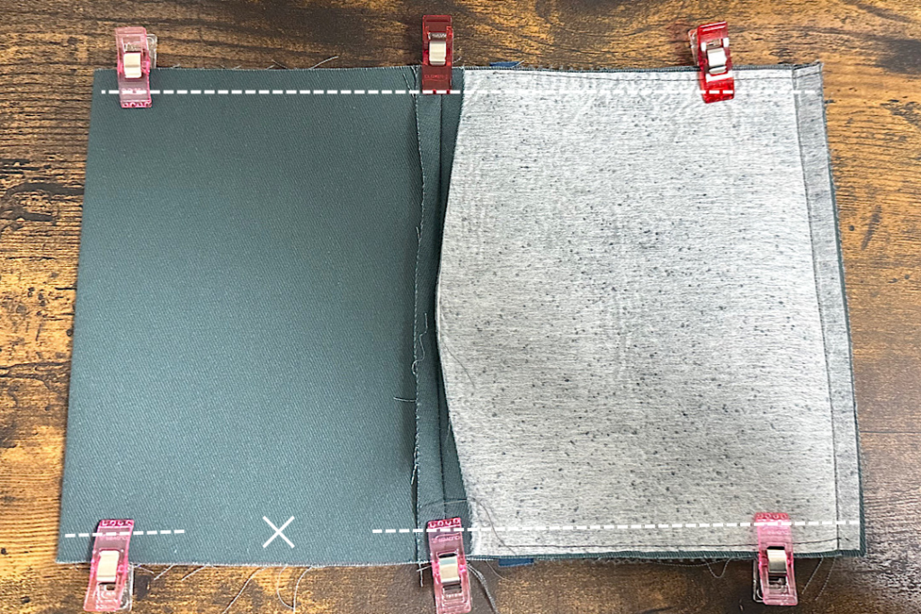 ふたなし・メッシュポケット付き移動ポケットの作り方