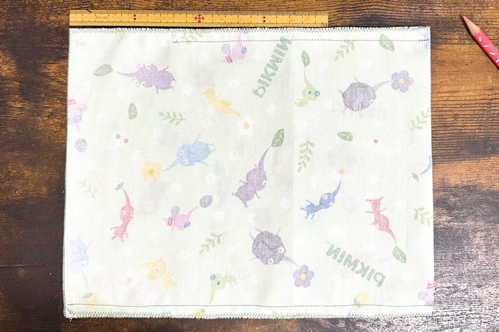 巾着袋の作り方 裏地なし・マチなし・片ひもでかんたん