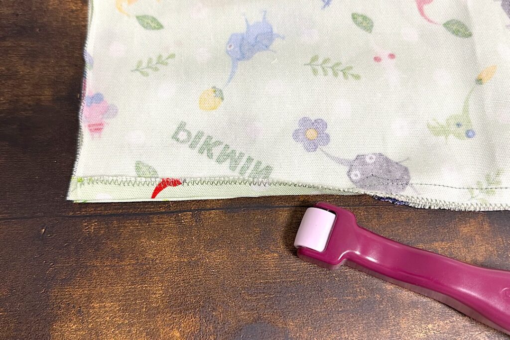 巾着袋の作り方 裏地なし・マチなし・片ひもでかんたん