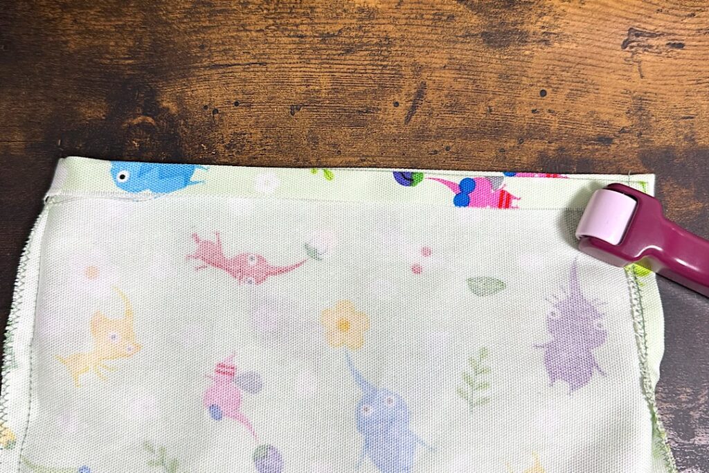 巾着袋の作り方 裏地なし・マチなし・片ひもでかんたん