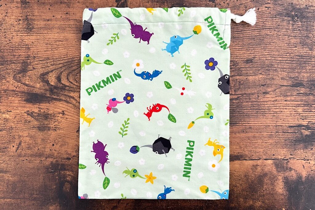 巾着袋の作り方 裏地なし・マチなし・片ひもでかんたん