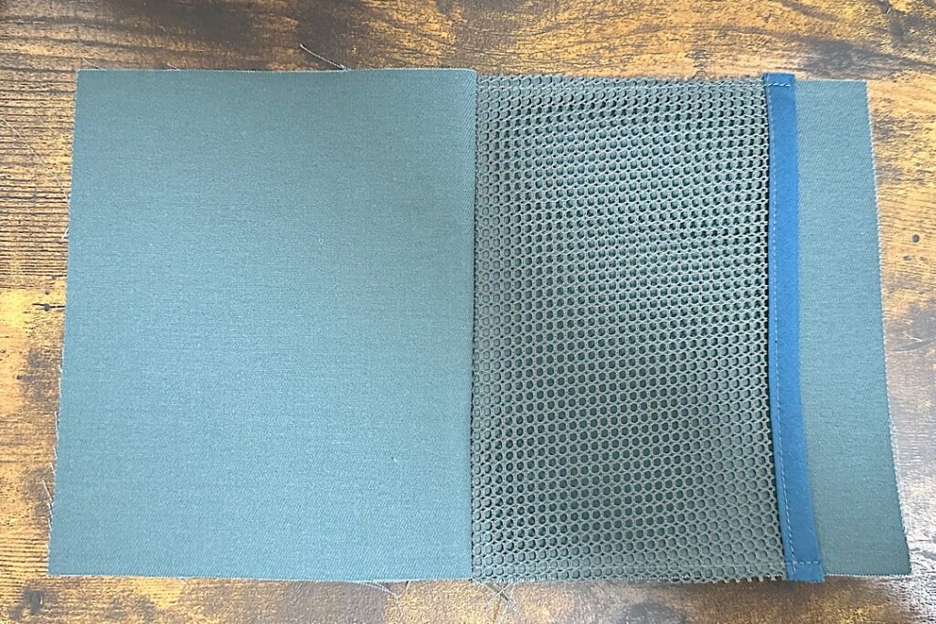 ふたなし・メッシュポケット付き移動ポケットの作り方