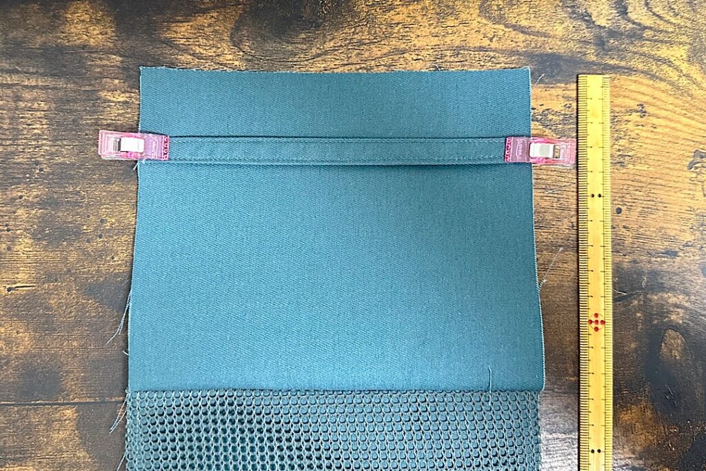 ふたなし・メッシュポケット付き移動ポケットの作り方