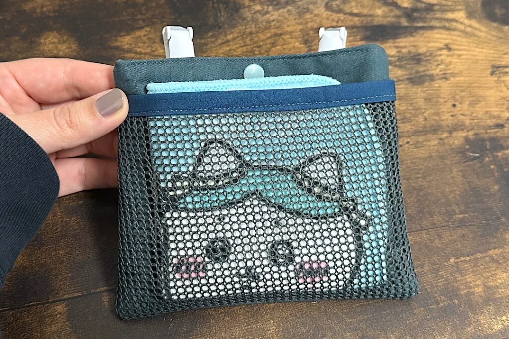 ふたなし・メッシュポケット付き移動ポケットの作り方