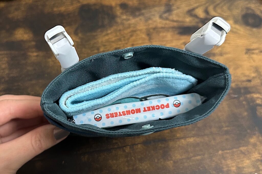 ふたなし・メッシュポケット付き移動ポケットの作り方