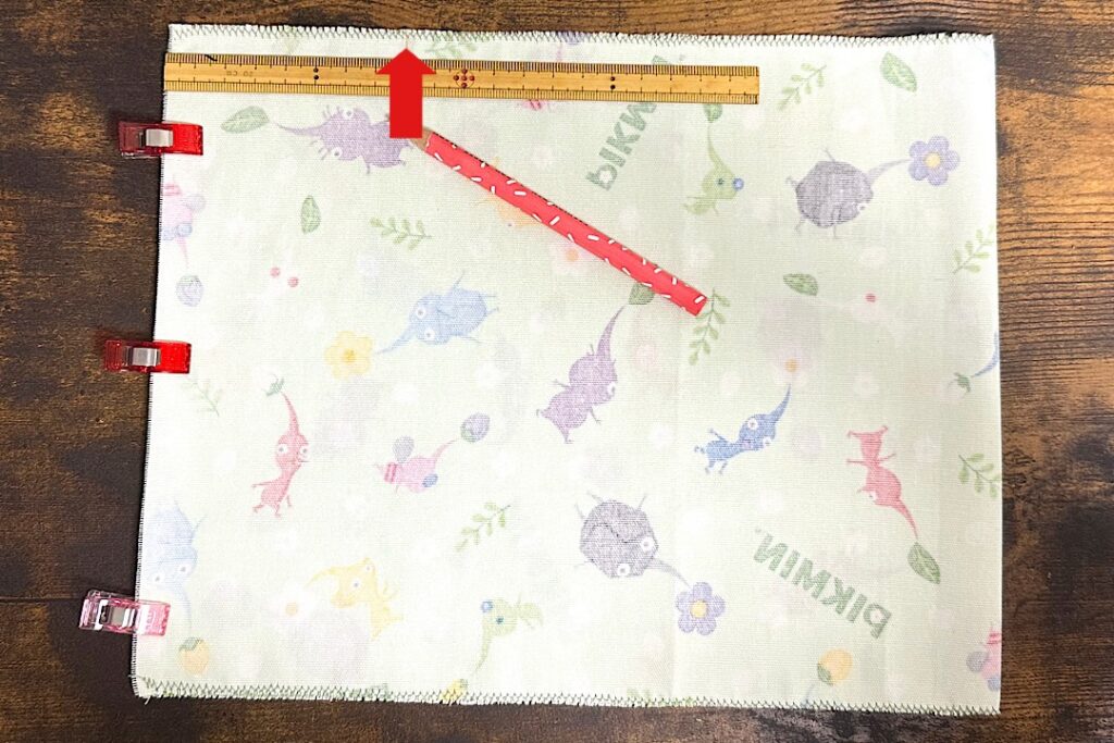 巾着袋の作り方 裏地なし・マチなし・片ひもでかんたん