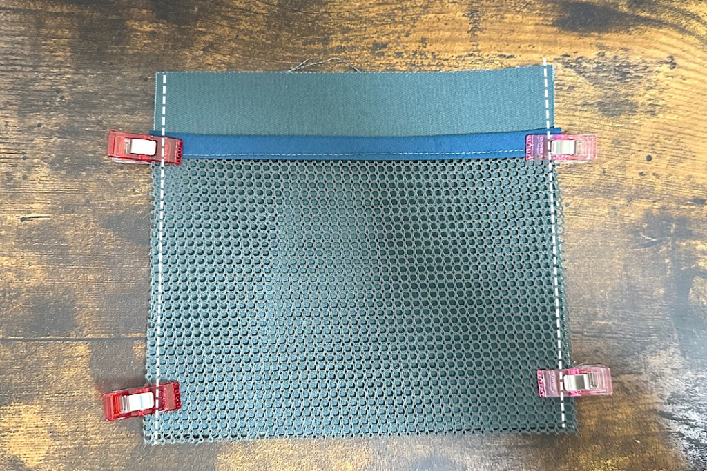 ふたなし・メッシュポケット付き移動ポケットの作り方