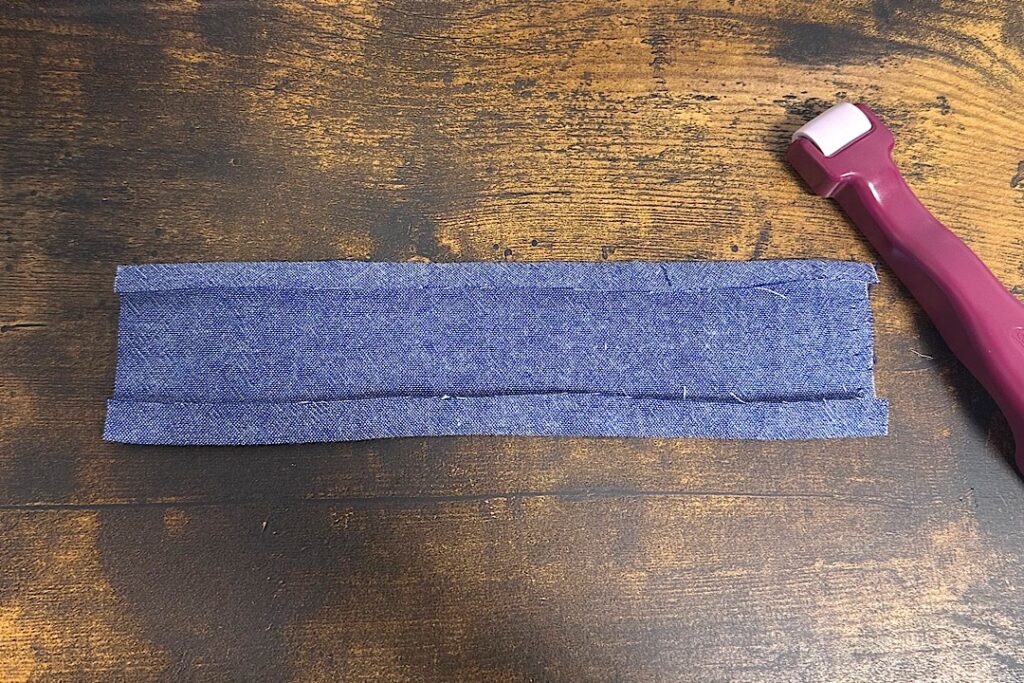 型紙なし 子ども用エプロンの作り方 ゴムタイプで着脱簡