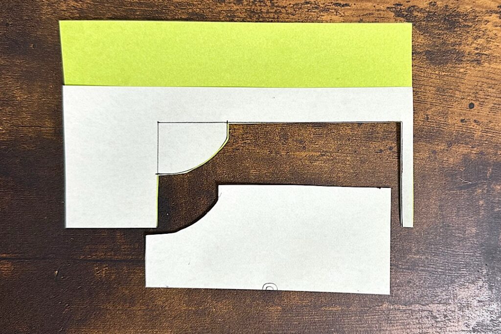 型紙なし 子ども用エプロンの作り方 ゴムタイプで着脱簡