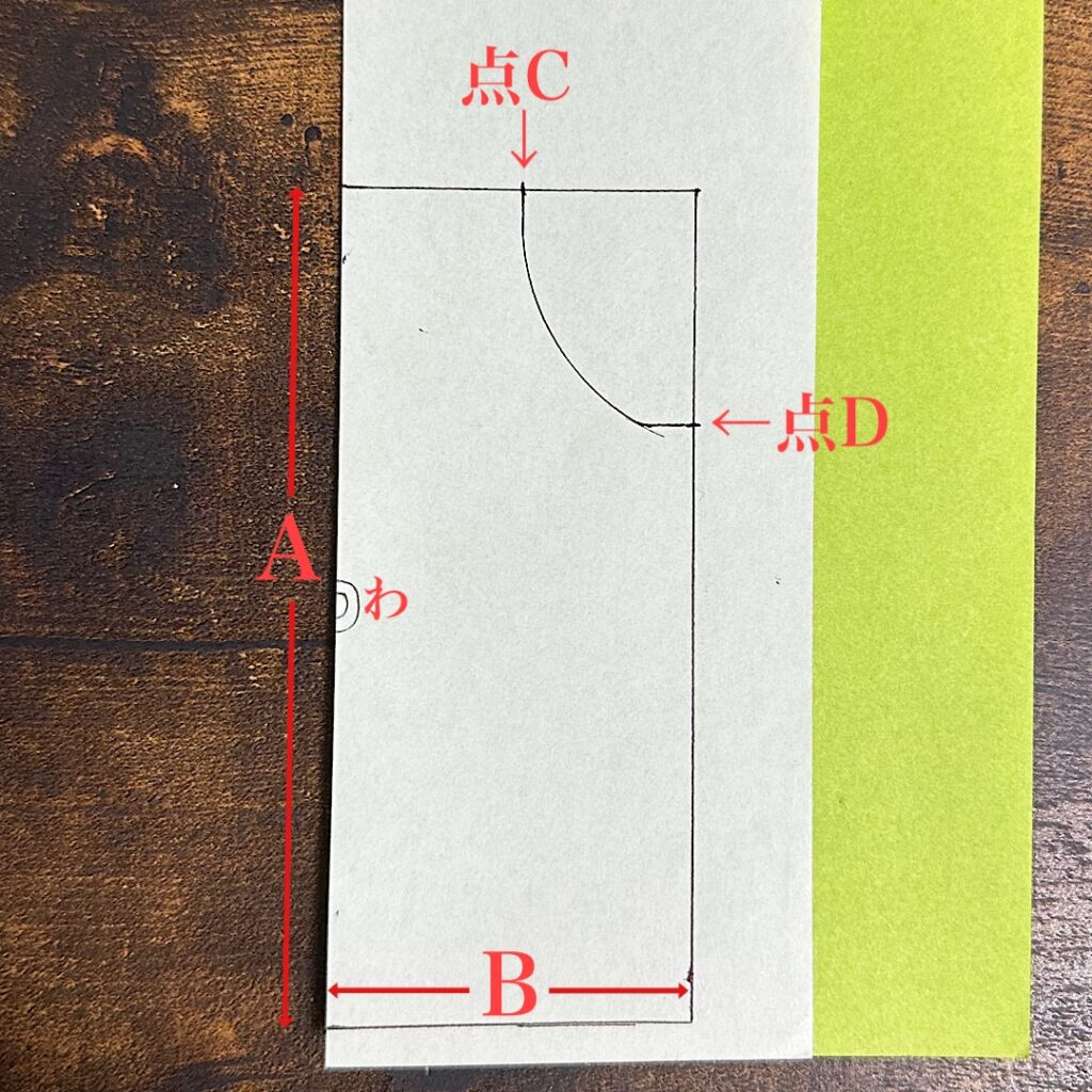 型紙なし 子ども用エプロンの作り方 ゴムタイプで着脱簡