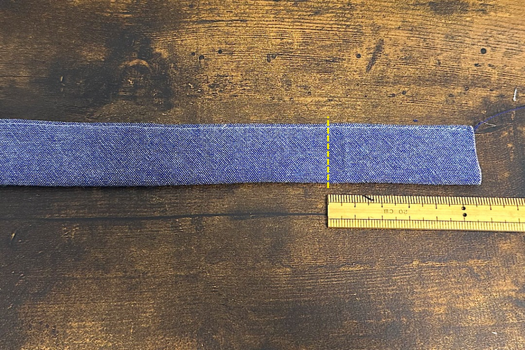 型紙なし 子ども用エプロンの作り方 ゴムタイプで着脱かんたん