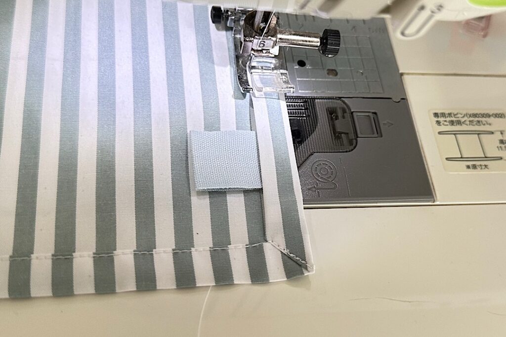 シワになりにくい給食ナフキンの作り方｜裏地なし、額縁仕立て