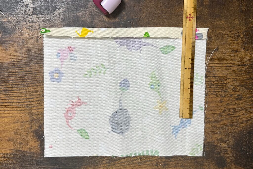 トートバッグのような外ポケット付きレッスンバッグの作り方