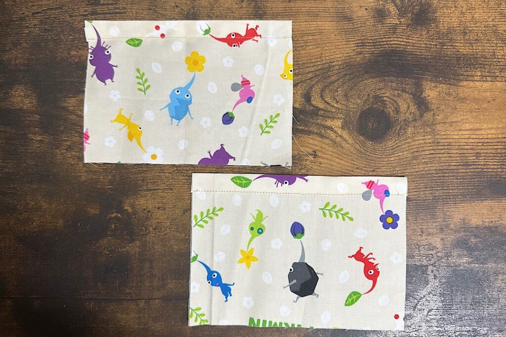 トートバッグのような外ポケット付きレッスンバッグの作り方