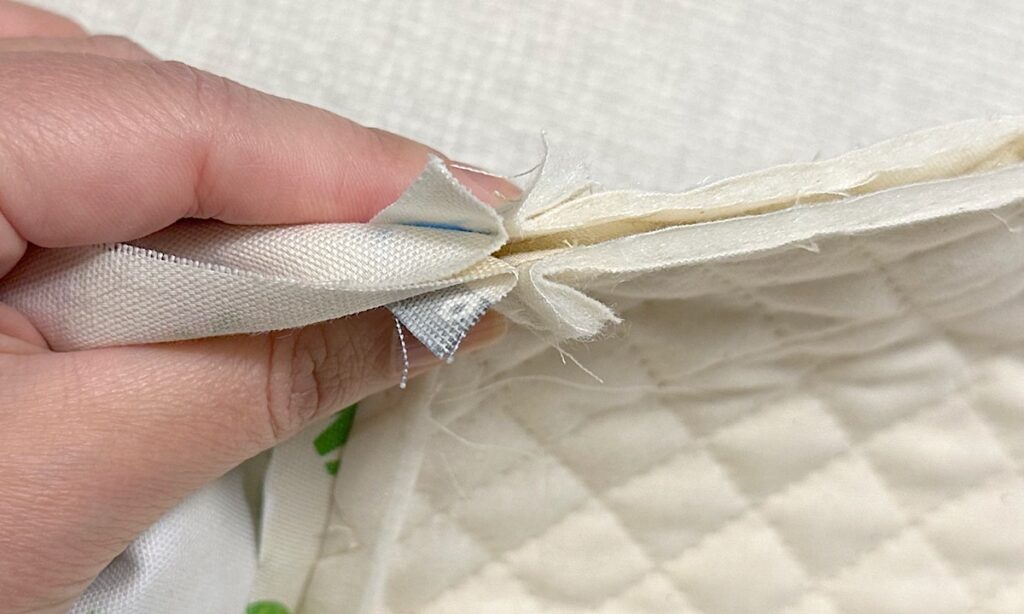 トートバッグのような外ポケット付きレッスンバッグの作り方